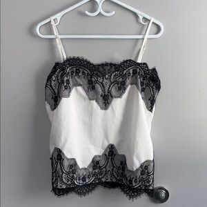 😍FREE😍 SHEIN Elegant Lace Trim Camisole Top